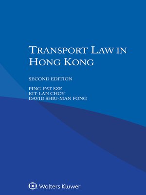 cover image of Transport Law in Hong Kong